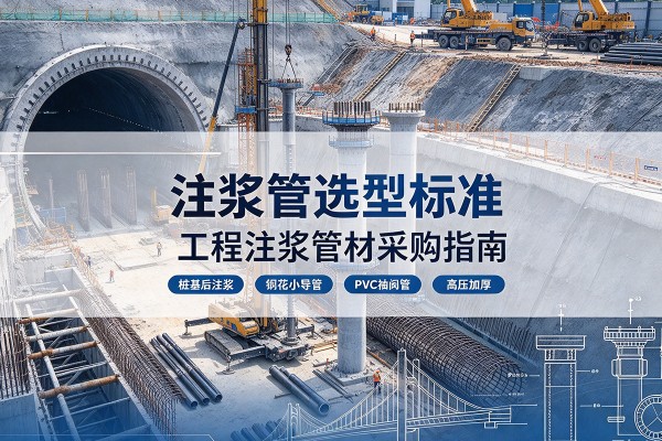 蔡甸注浆管选型标准