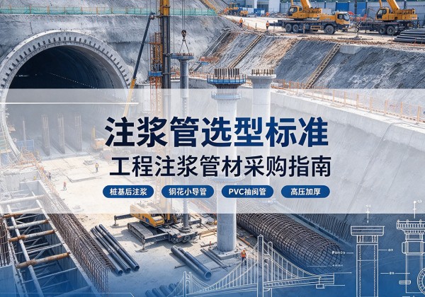 蔡甸注浆管选型标准